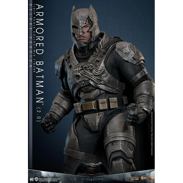Figura Colección  Armored Batman 2.0 Deluxe 1/6 5