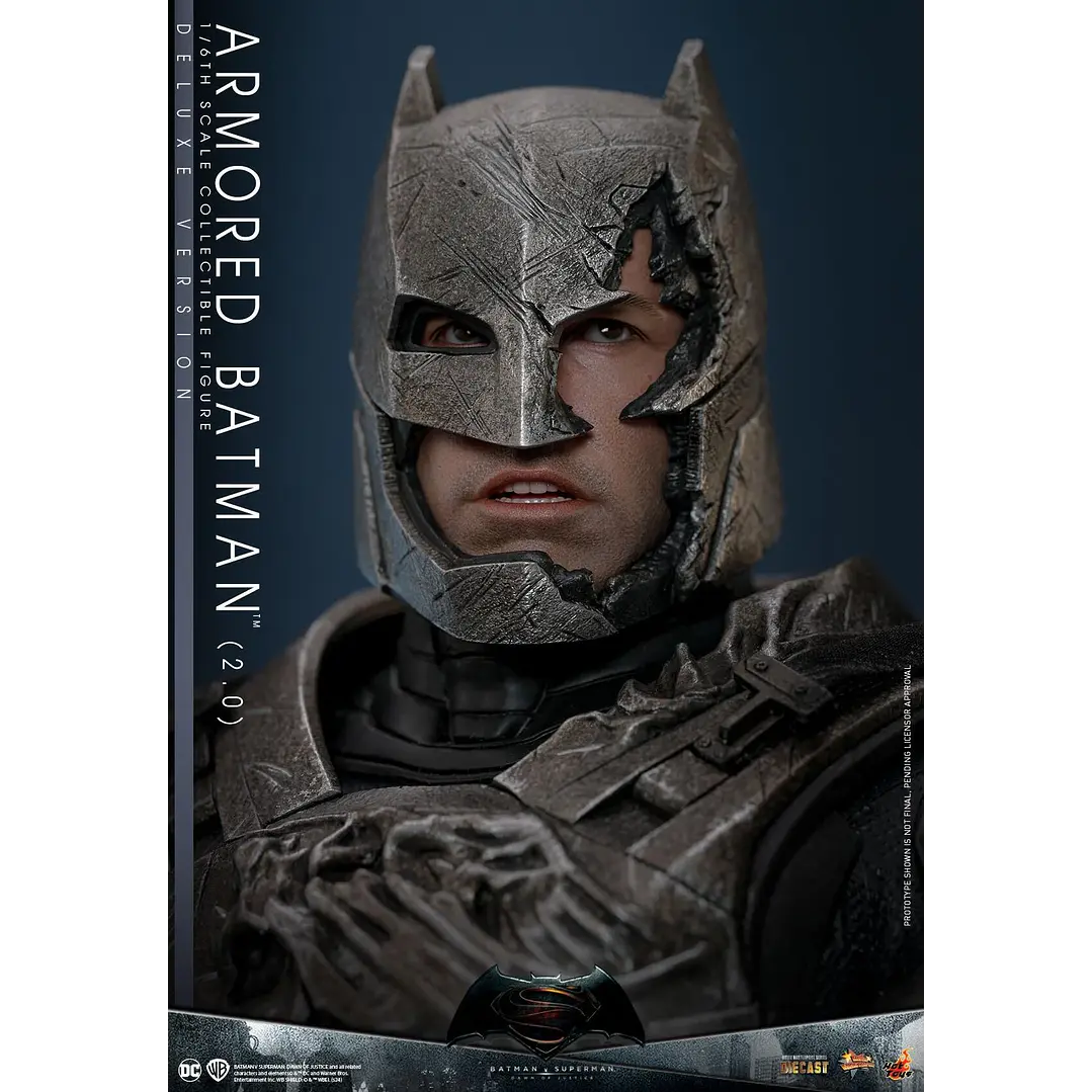 Figura Colección  Armored Batman 2.0 Deluxe 1/6 6