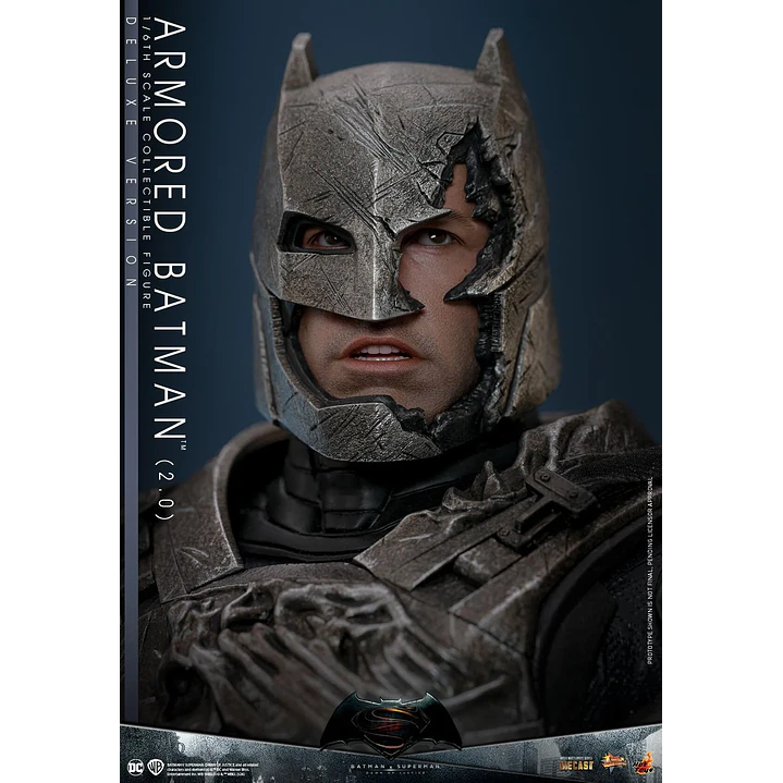 Figura Colección  Armored Batman 2.0 Deluxe 1/6 6