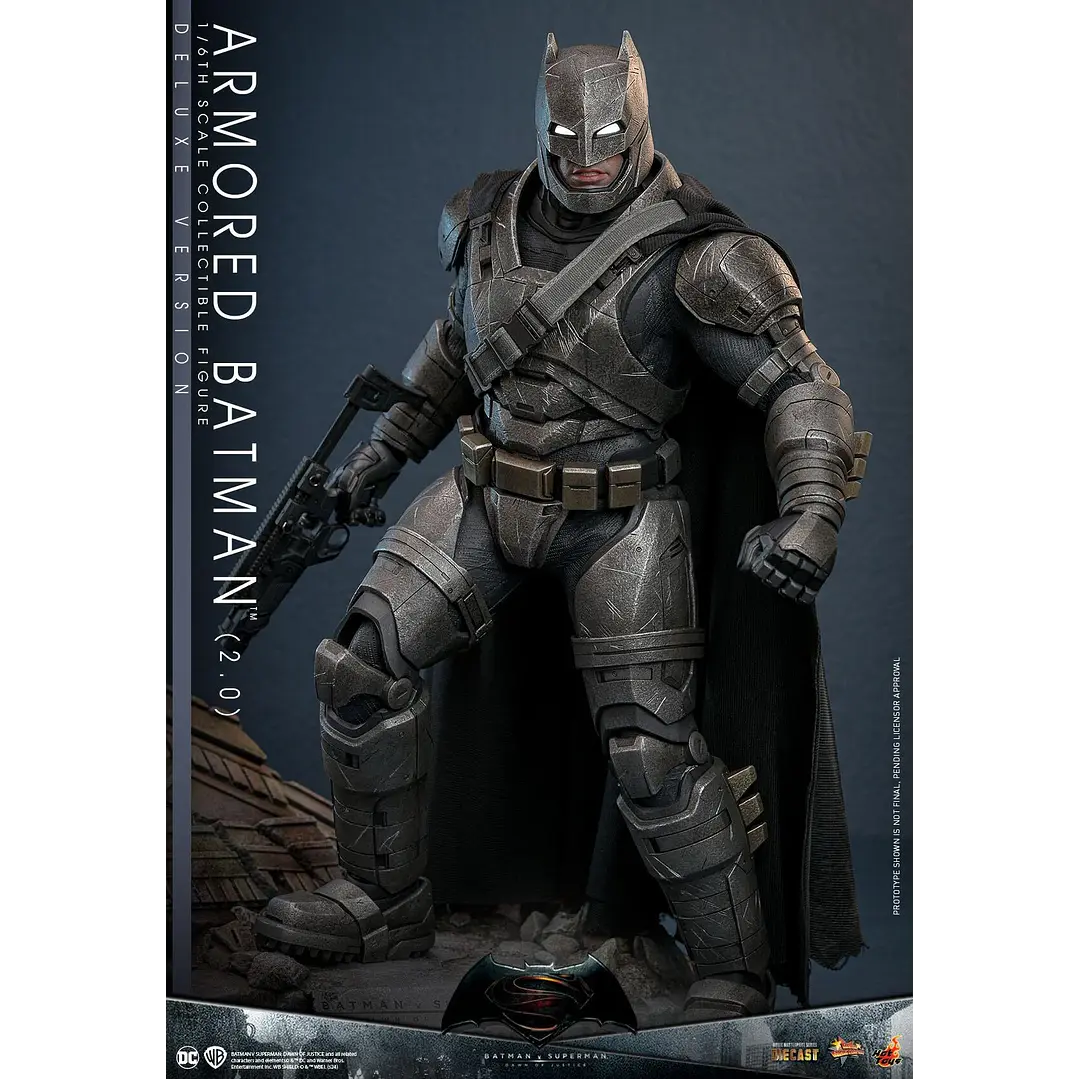 Figura Colección  Armored Batman 2.0 Deluxe 1/6 8