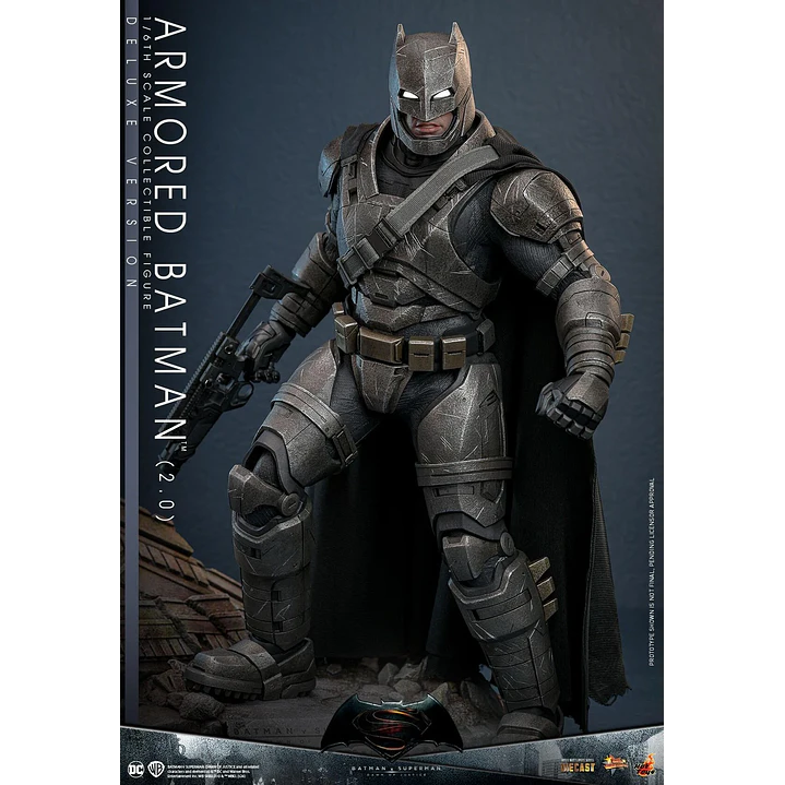 Figura Colección  Armored Batman 2.0 Deluxe 1/6 8