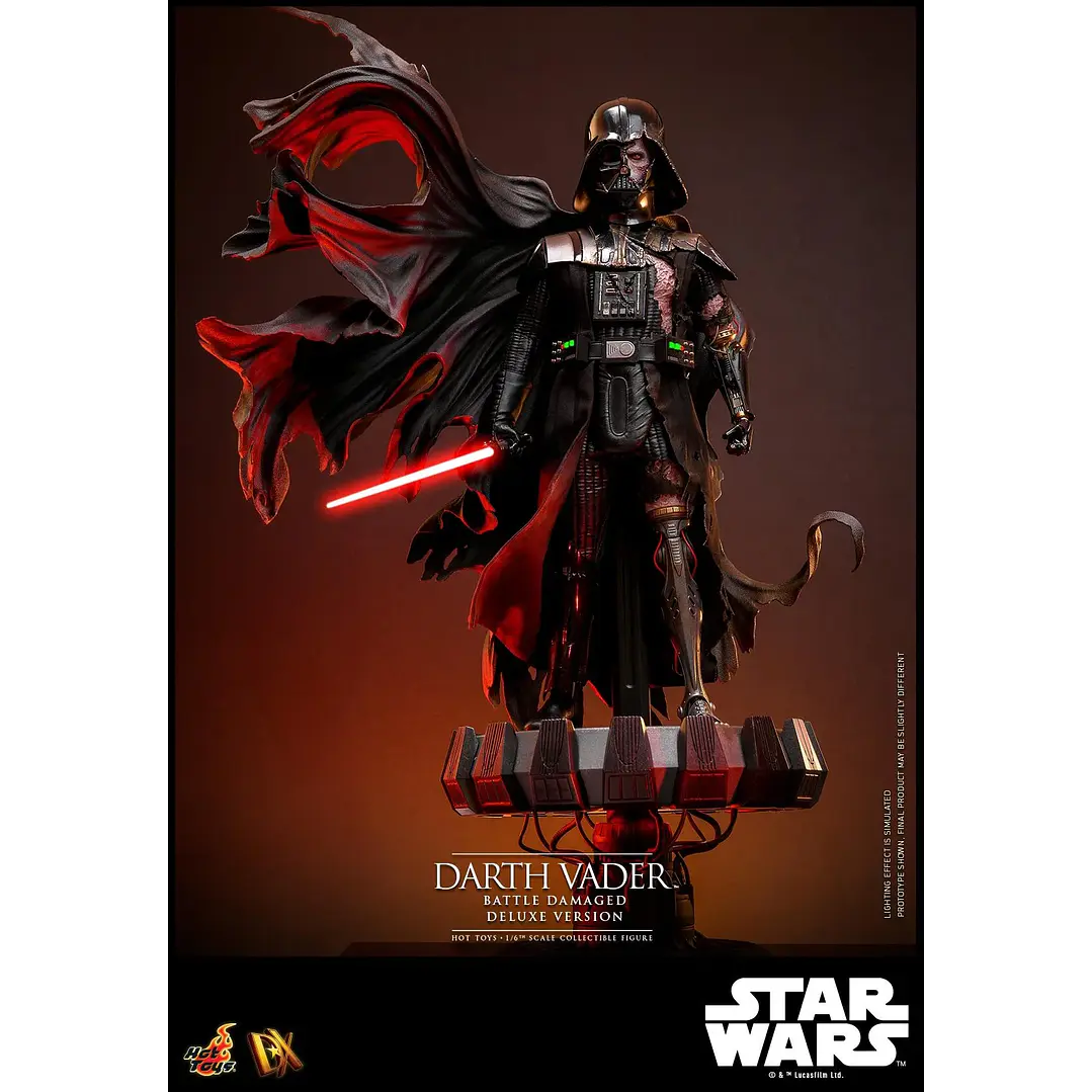 Figura Colección  Darth Vader  Battle Damaged Deluxe 1/6 5