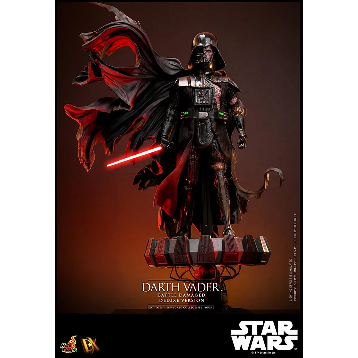 Figura Colección  Darth Vader  Battle Damaged Deluxe 1/6 5