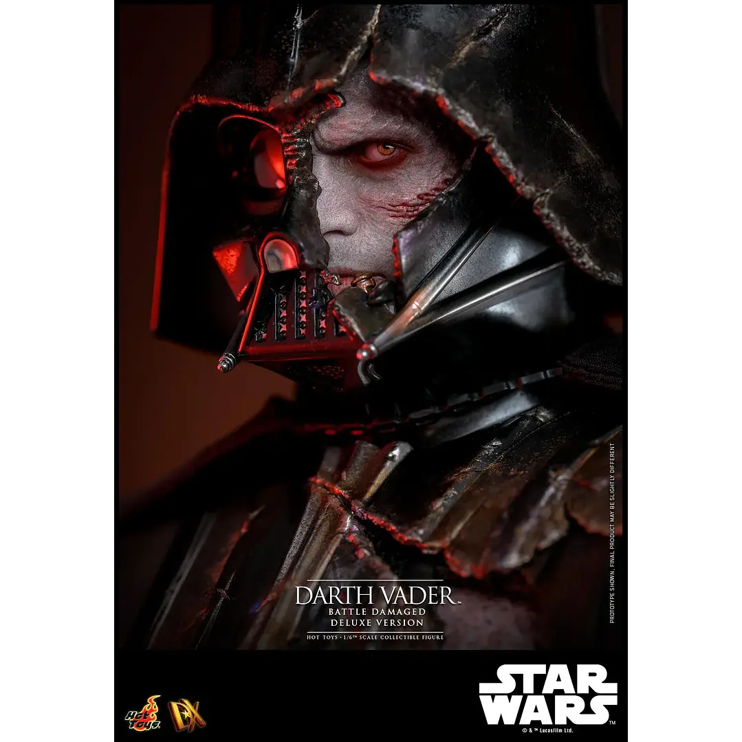 Figura Colección  Darth Vader  Battle Damaged Deluxe 1/6 6