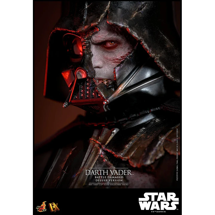 Figura Colección  Darth Vader  Battle Damaged Deluxe 1/6 6