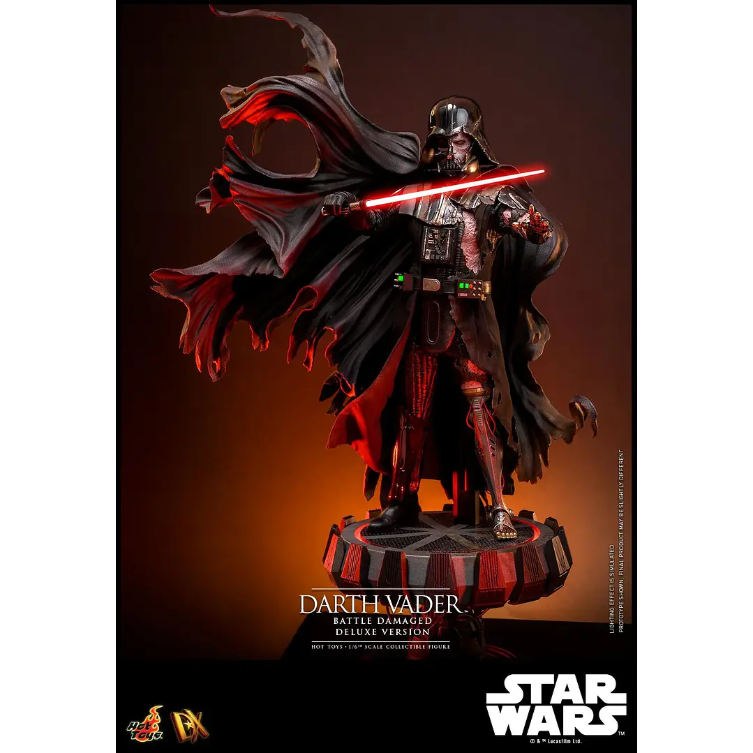 Figura Colección  Darth Vader  Battle Damaged Deluxe 1/6 8