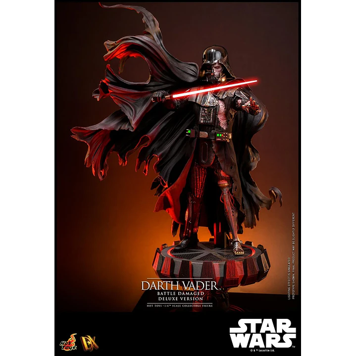 Figura Colección  Darth Vader  Battle Damaged Deluxe 1/6 8