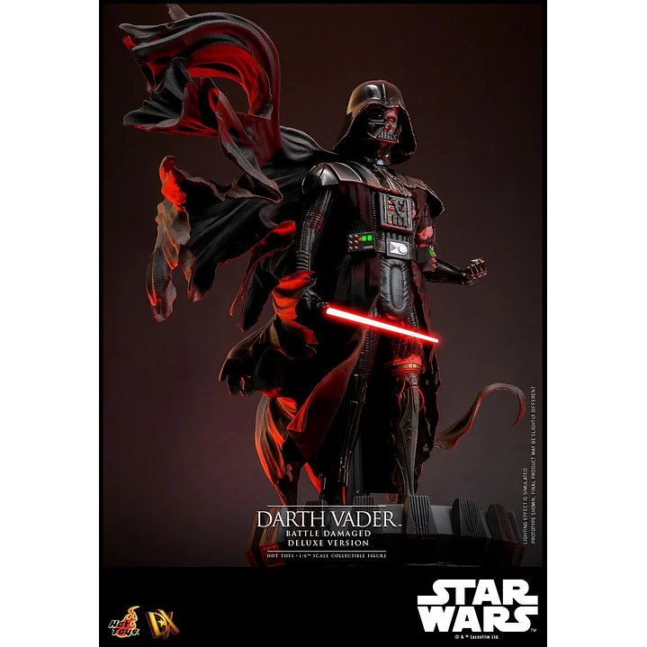 Figura Colección  Darth Vader  Battle Damaged Deluxe 1/6 10
