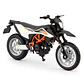  Motocicleta Ktm 690Smc R Blanca 1/18 - Miniatura 3