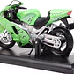 Motocicleta  Kawasaki Ninja Zx 12R Verde 1/18 - Miniatura 2