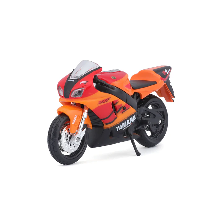 Motocicleta  Yamaha Yzf R7 Naranja 1/18 2