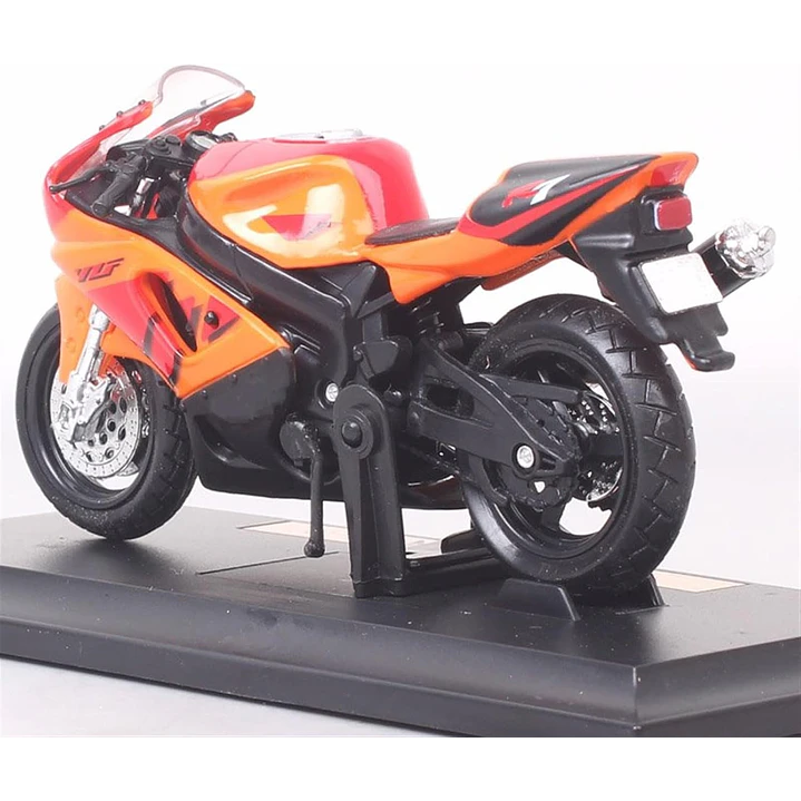 Motocicleta  Yamaha Yzf R7 Naranja 1/18 1