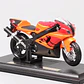 Motocicleta  Yamaha Yzf R7 Naranja 1/18 - Miniatura 5