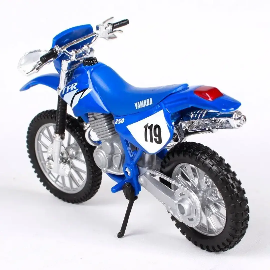    Motocicleta Yamaha Ttr 250 Azul 1/18 3