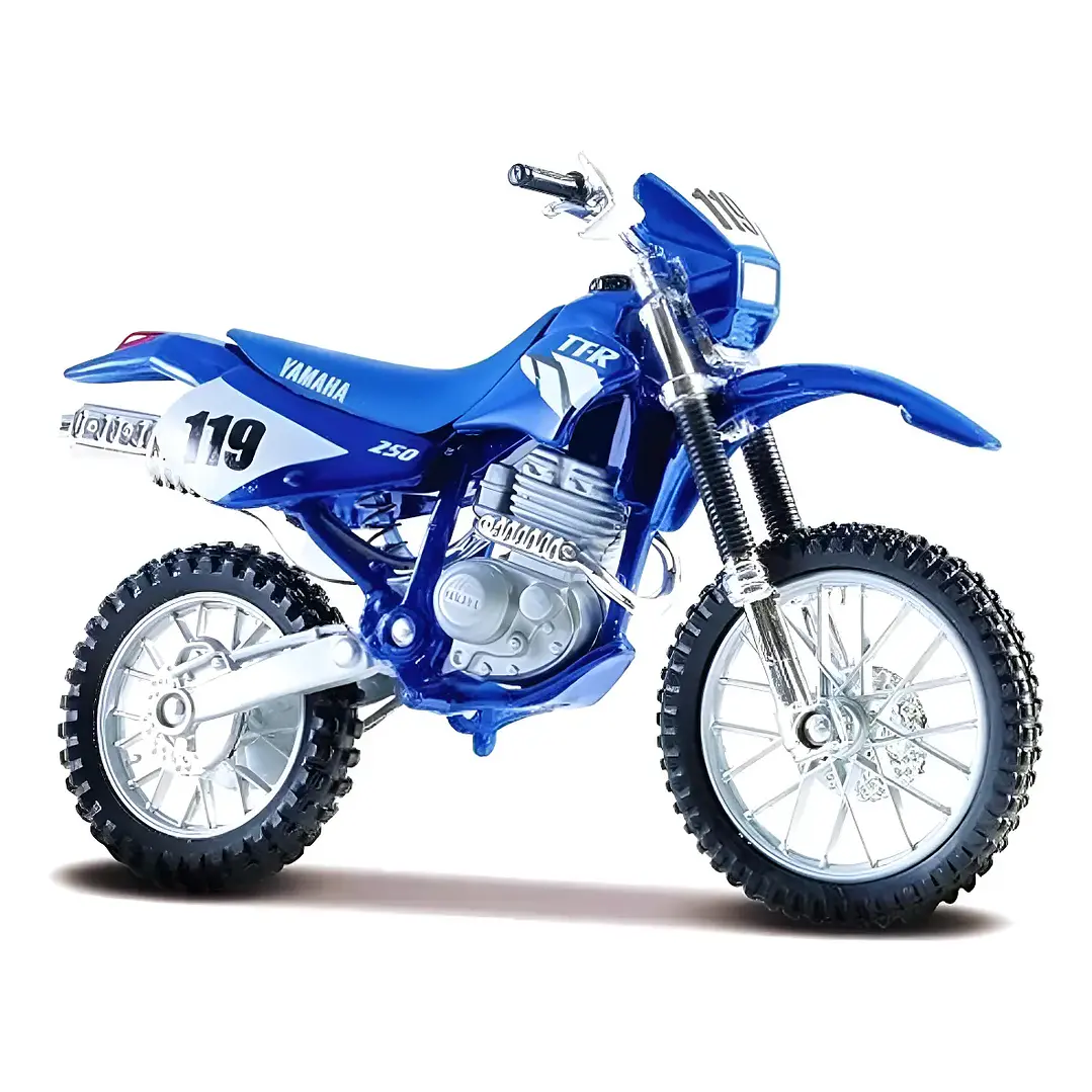    Motocicleta Yamaha Ttr 250 Azul 1/18 1