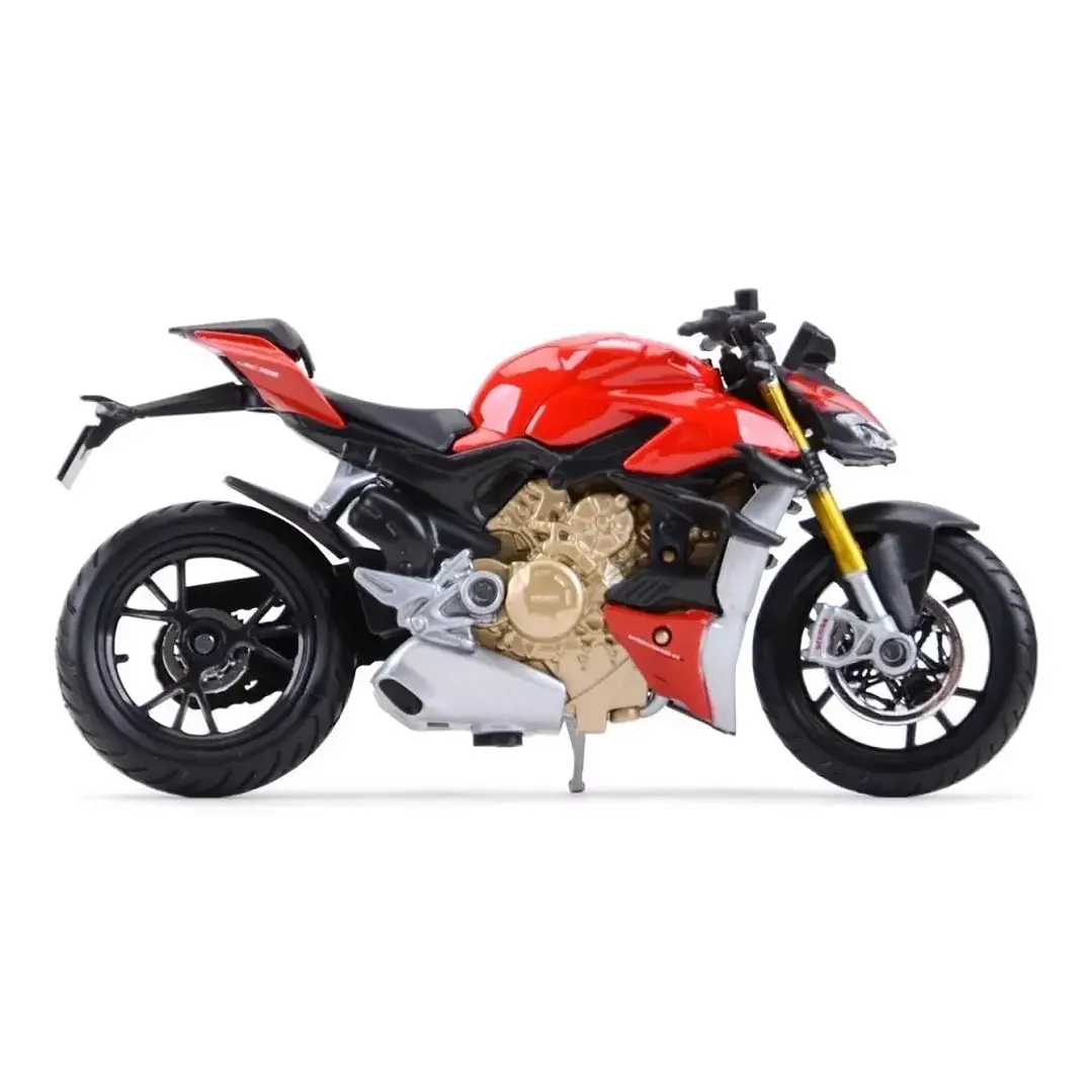   Motocicleta Ducati Super Naked V4 S Roja 1/18 1