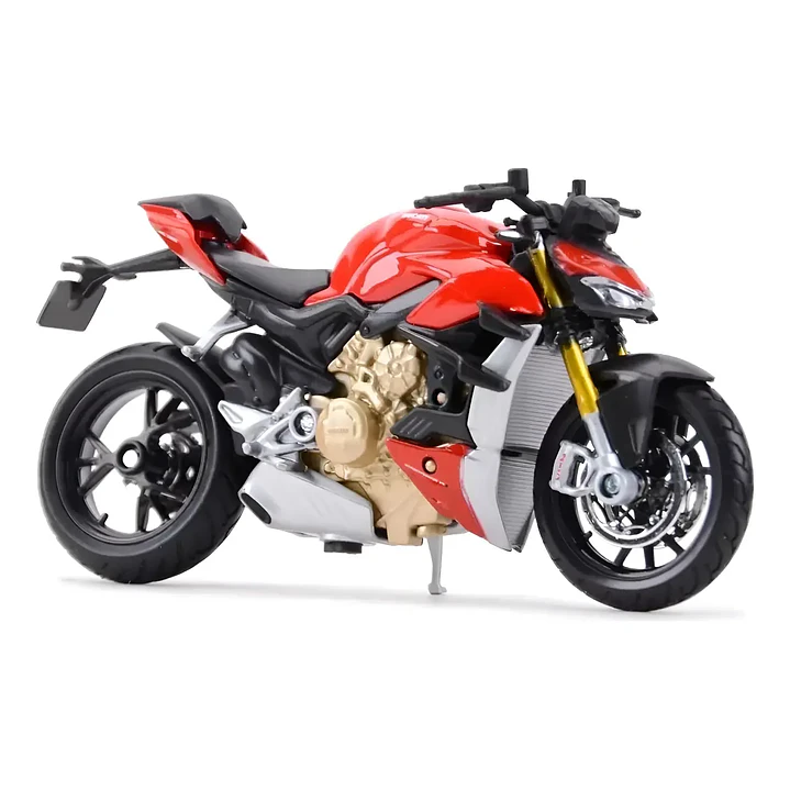   Motocicleta Ducati Super Naked V4 S Roja 1/18 2