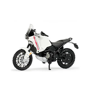  Motocicleta Ducati Desert X Blanca 1/18
