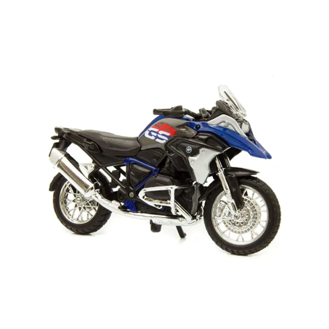  Motocicleta Bmw R 1200 Gs 2017 Azul 1/18 1