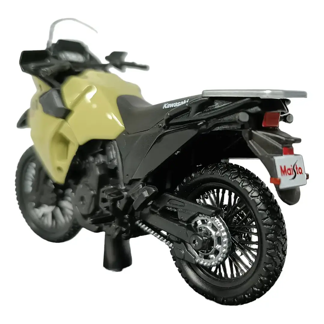 Motocicleta  Kawasaki Klr 650 Crema 1/18 4