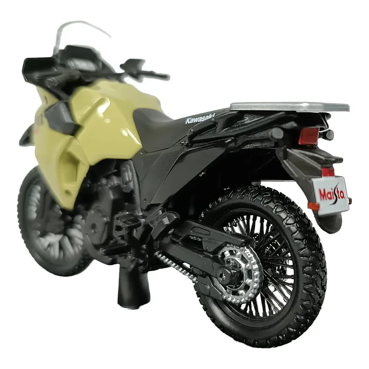 Motocicleta  Kawasaki Klr 650 Crema 1/18 4