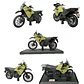 Motocicleta  Kawasaki Klr 650 Crema 1/18 - Miniatura 5