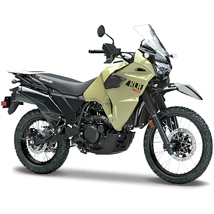 Motocicleta  Kawasaki Klr 650 Crema 1/18