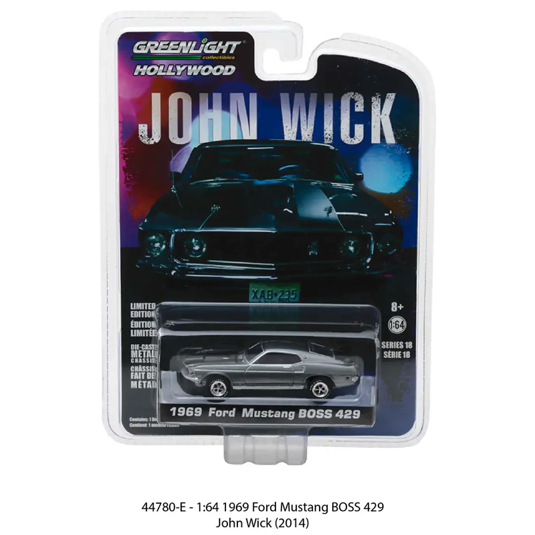 Carro Colección  1969 Ford Mustang Boss 429 1/64 2