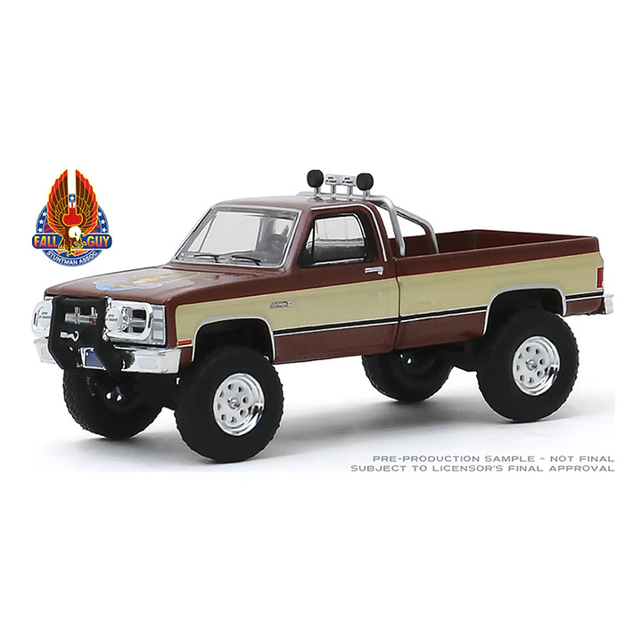 Carro Colección  1982 Gmc K-2500 Pickup Profesion peligro 1/64 1