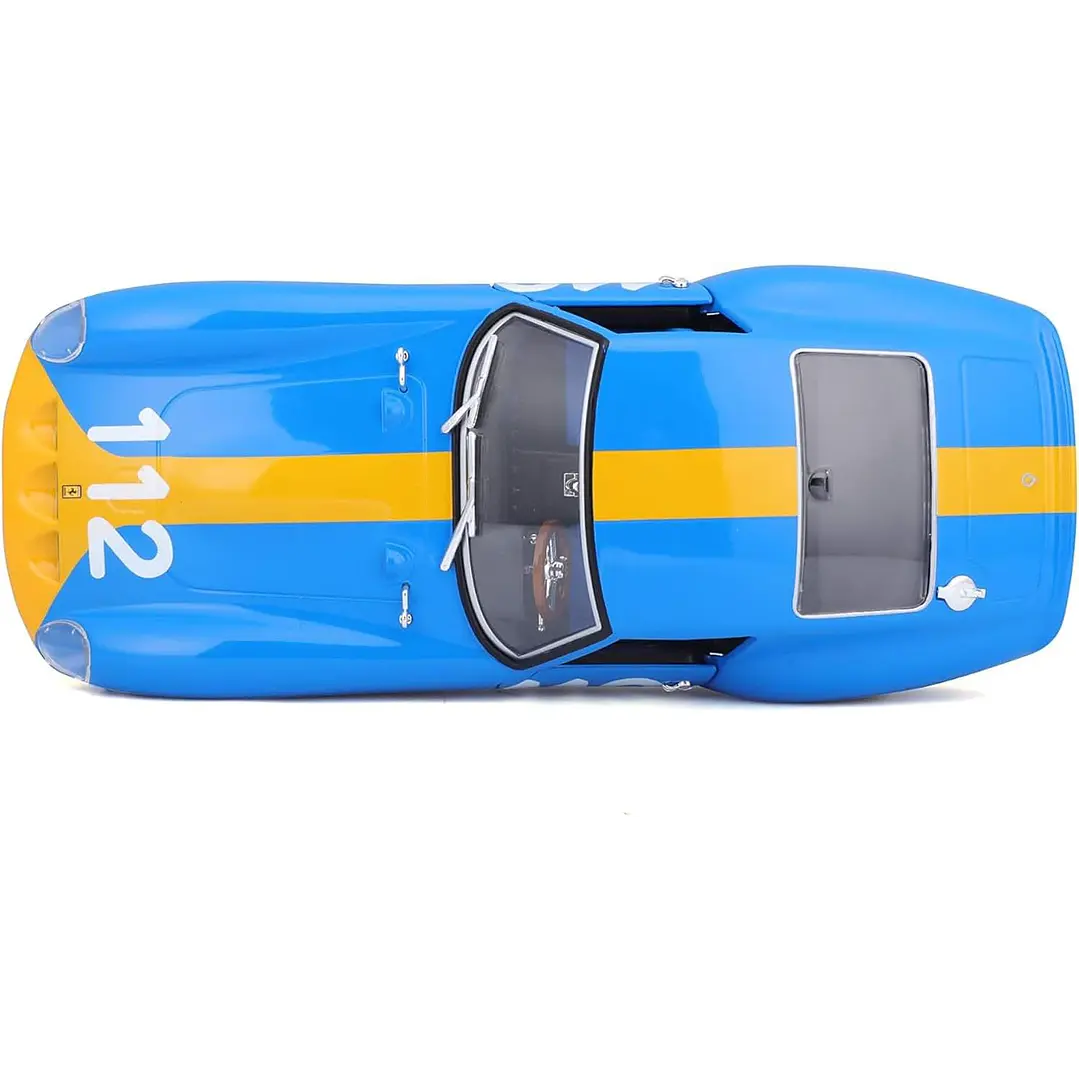 Carro Colección  Ferrari 250 Gto 112 Azul 1/87 3