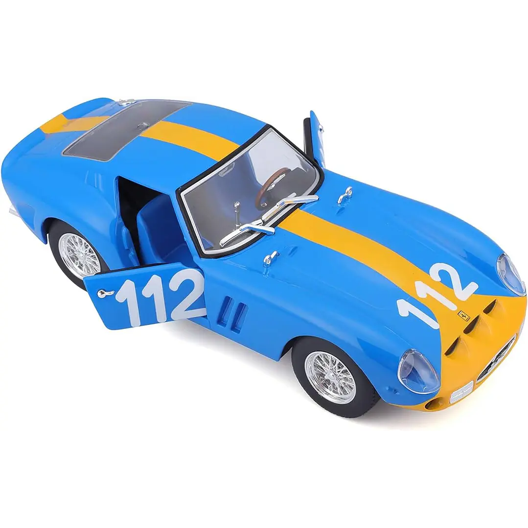 Carro Colección  Ferrari 250 Gto 112 Azul 1/87 5