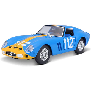Carro Colección  Ferrari 250 Gto 112 Azul 1/87