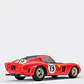 Carro Colección  Ferrari 250 Gto  19 Rojo 1/87 - Miniatura 3