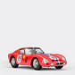 Carro Colección  Ferrari 250 Gto  19 Rojo 1/87 - Miniatura 1