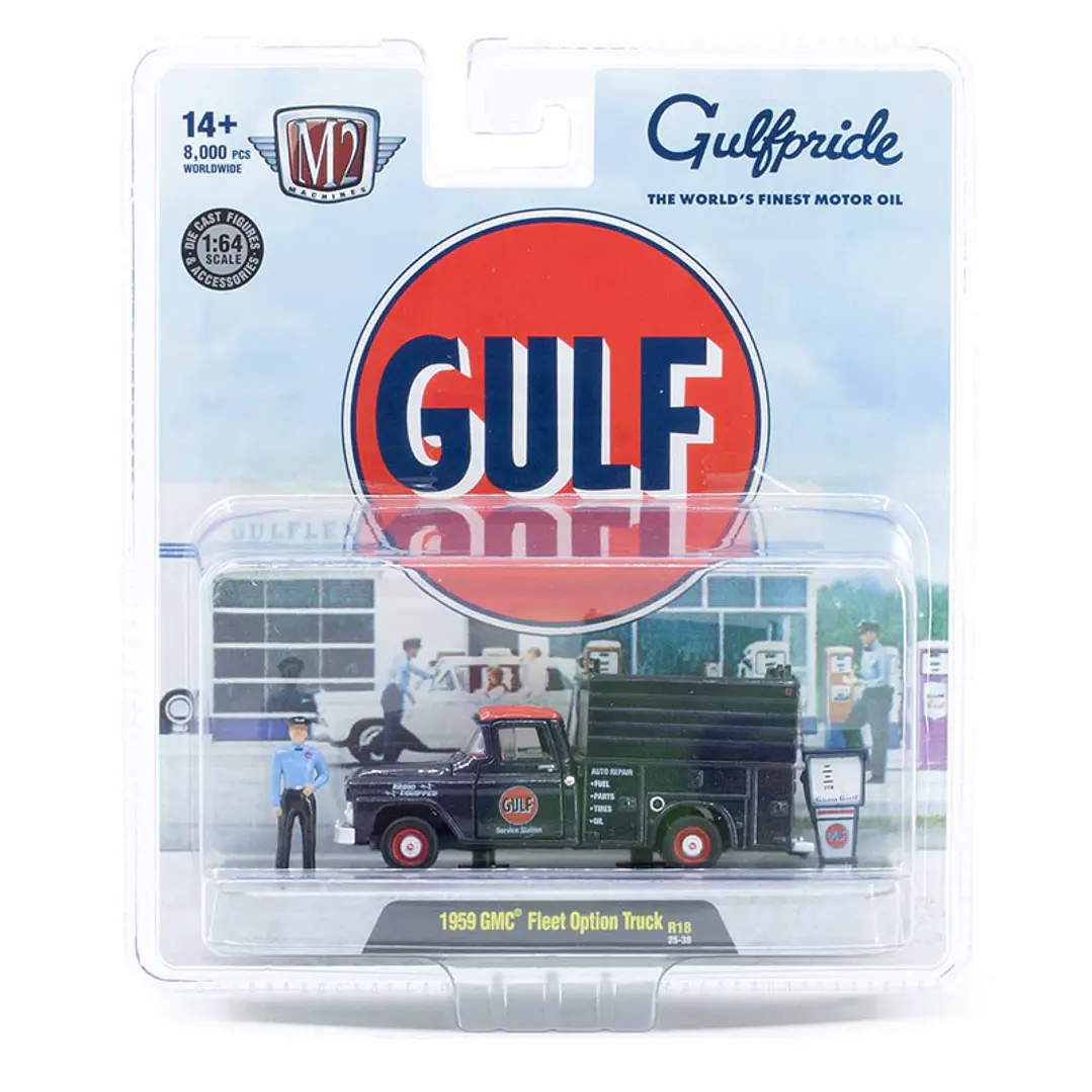 Carro Colección  1959 Gmcfleet Option Truck-Blac1/64 1