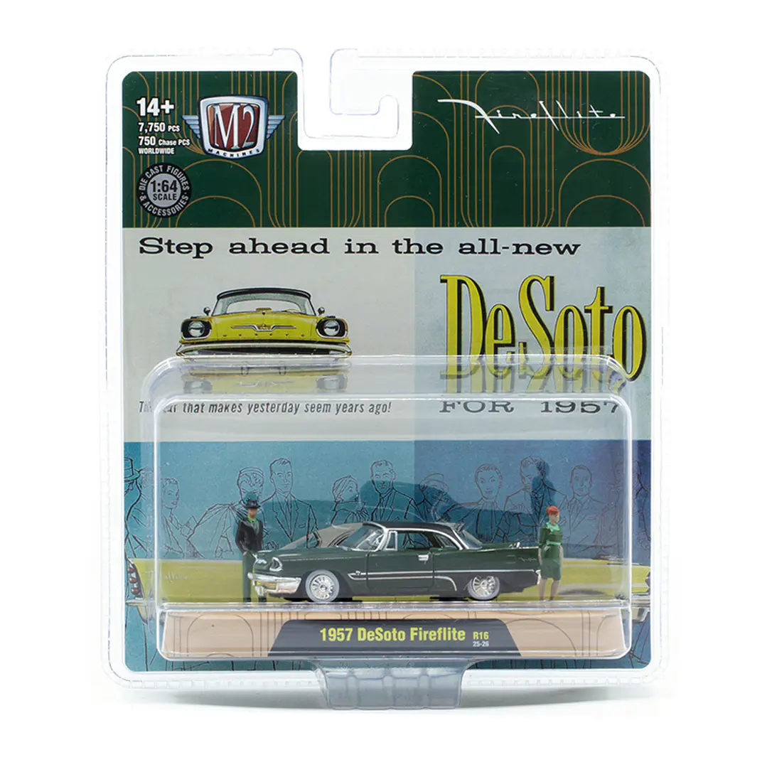 Carro Colección  1957 Desoto Fireflite In Dark 1/64 1