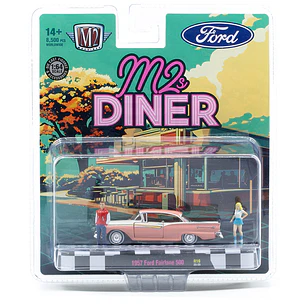 Carro Colección  1957 Ford Fairlane 500 In Pink1/64