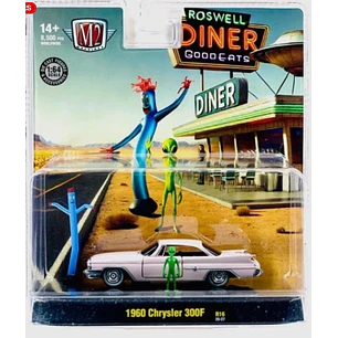 Carro Colección  1960 Chrysler 300F In White 1/64