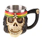  Vaso Decorativo CALAVERA REGGAE  Vtr-965 - Miniatura 1