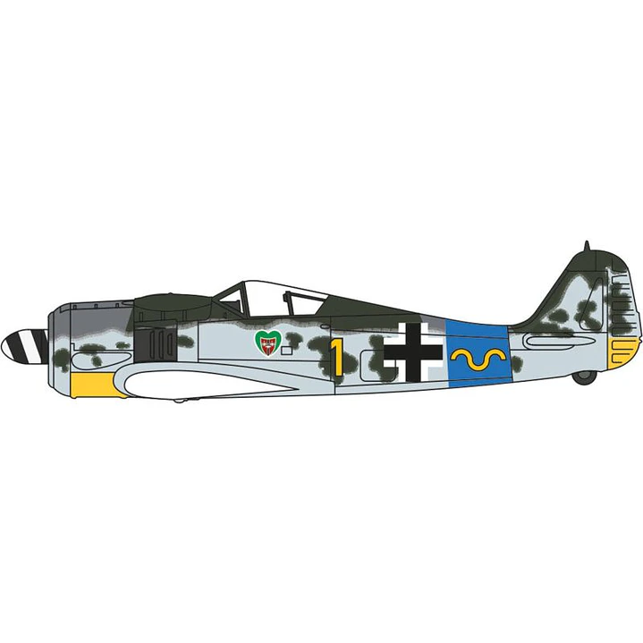 Avión Colección  Focke Wulf Oxford 1/72 sin swastika. 2