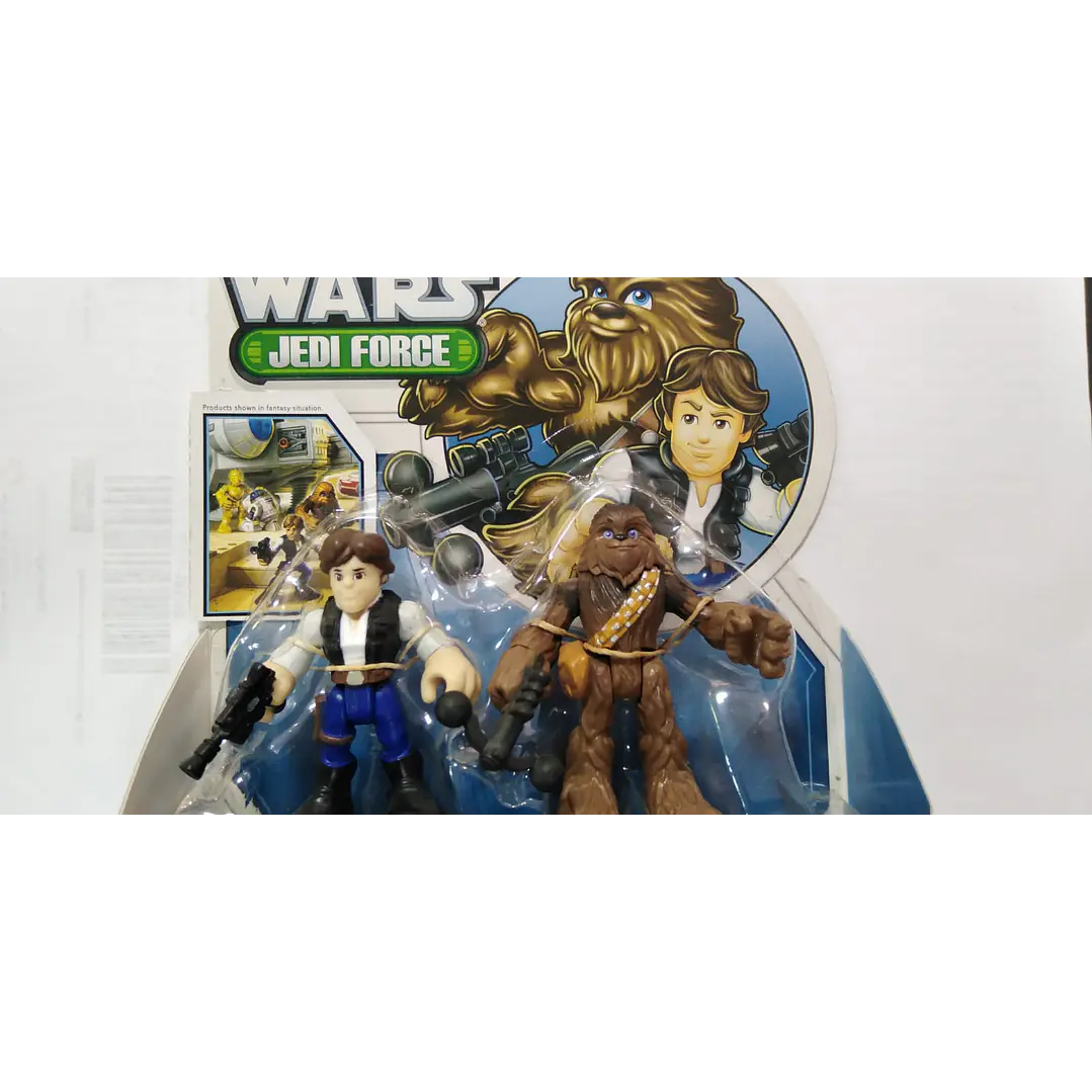 Figura Colección  No Nuevo Han Solo&Chewbacca Starwar 2