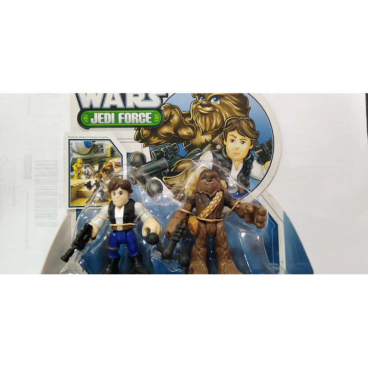 Figura Colección  No Nuevo Han Solo&Chewbacca Starwar 2