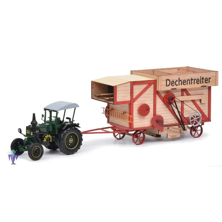Vehículo Colección  Lanz Bulldog Mit Dreschmaschine 7