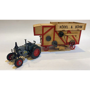 Vehículo Colección  Lanz Bulldog Mit Dreschmaschine