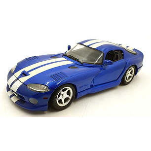 Carro Colección  No Nuevo Dodge Viper gts 1996 Azul 1/18