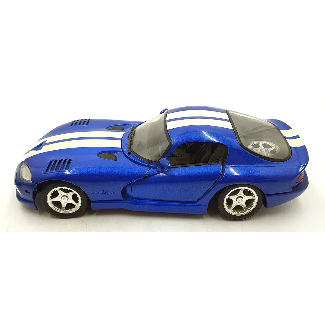 Carro Colección  No Nuevo Dodge Viper gts 1996 Azul 1/18 2