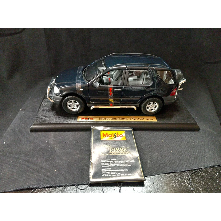 Carro Colección  No Nuevo Mercedes benz ml 320 1997 1/18 1