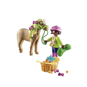  Niña Con Pony Playmobil  