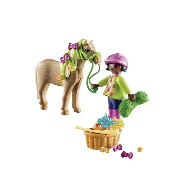 Niña Con Pony Playmobil   1