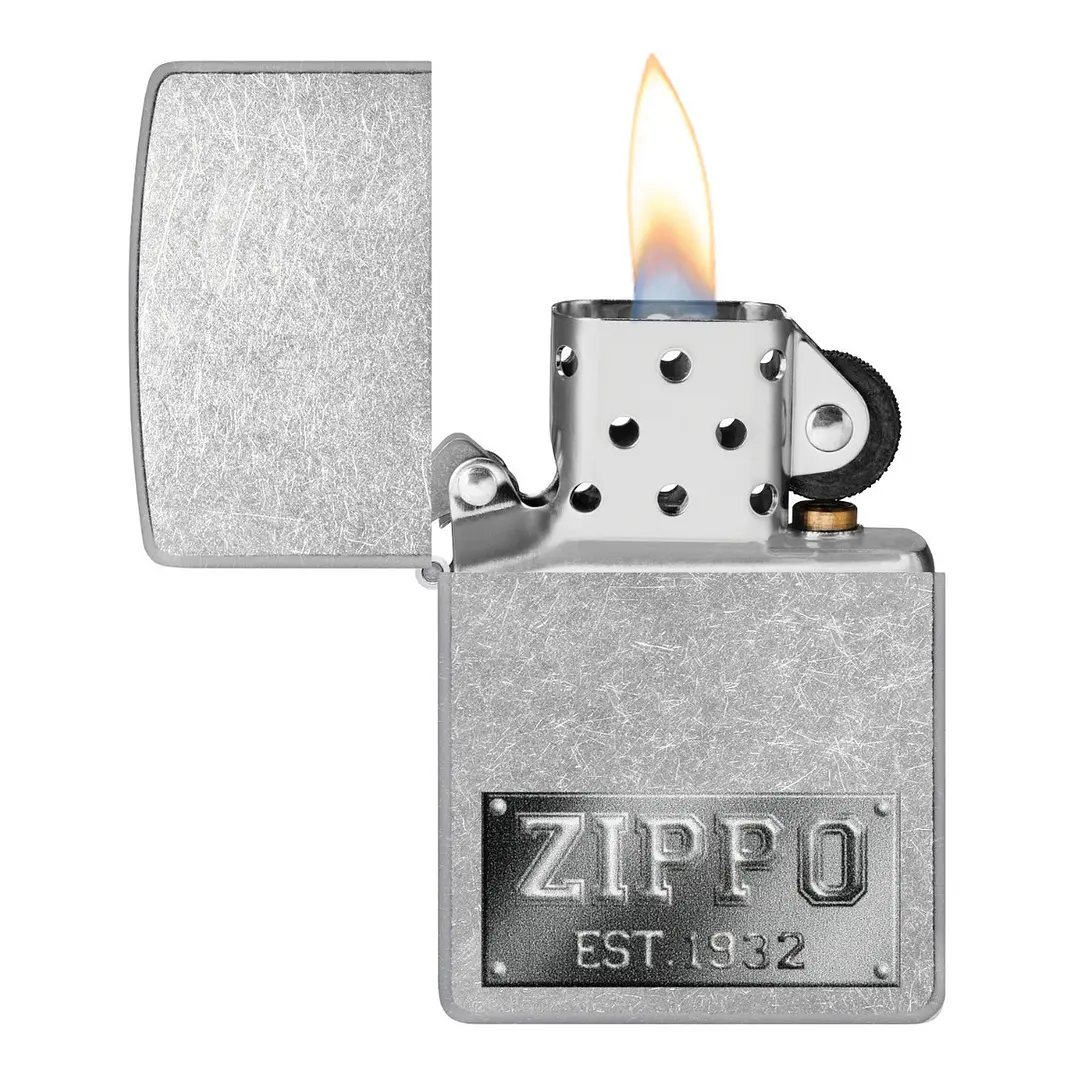  Enc Zippo 1932 Cromo Cepillado 1
